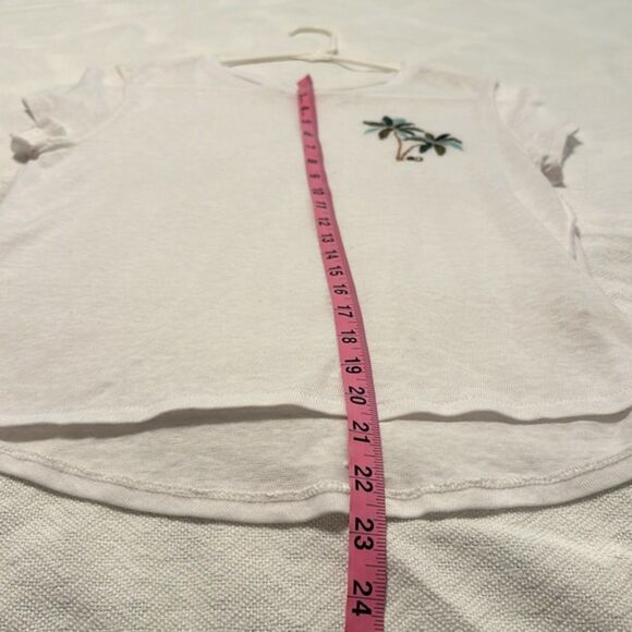 We The Free Top Knit Palm Tree Womens Small Beachy Light Coastal Vacation Resort - Picture 8 of 9